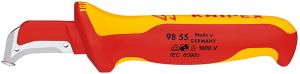 Нож для удаления изоляции 180 мм KNIPEX 9855SB ― BESSEY SHOP