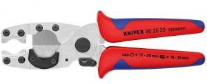 Труборез-ножницы для комбинированных многослойных (Ø 12 -25 мм) и защитных труб (Ø 18 - 35 мм) KNIPEX 902520SB ― BESSEY SHOP